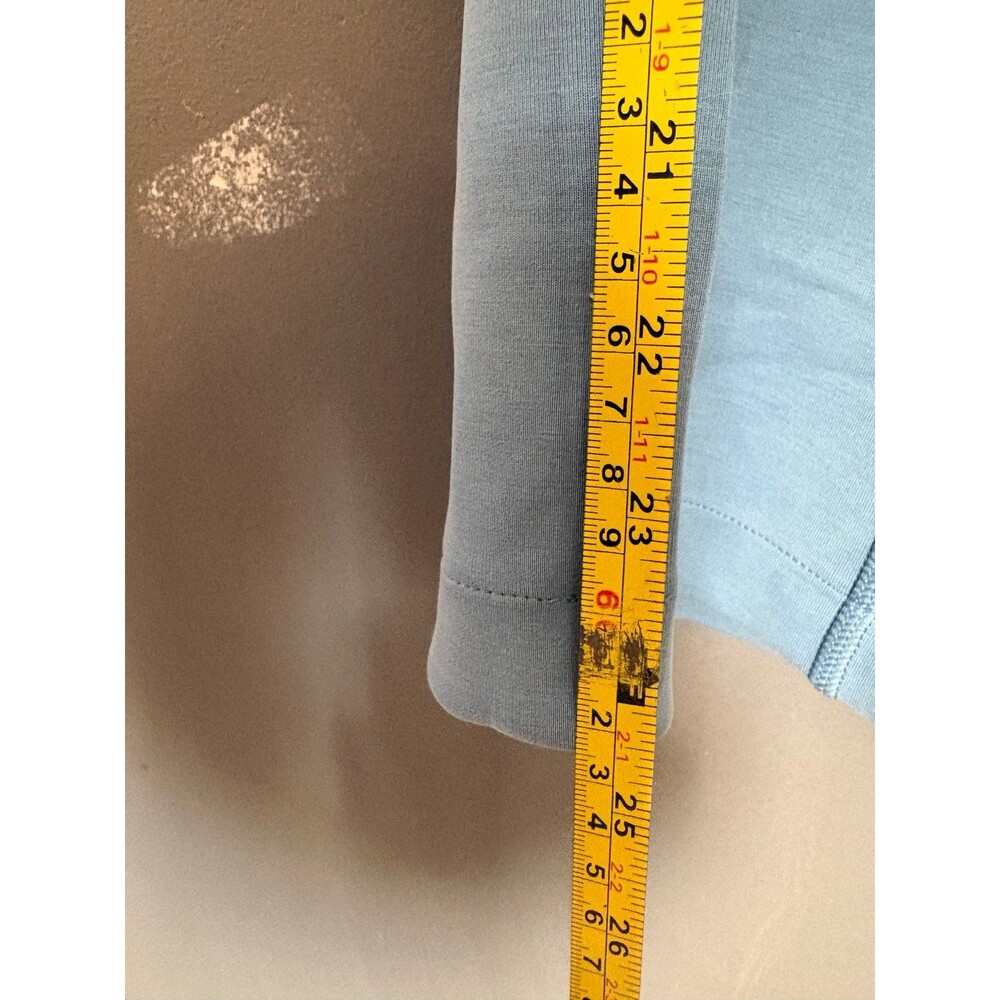 Lululemon size 14 Softstreme High-Rise Straight-Leg Cropped Pant Blue - Picture 5 of 7
